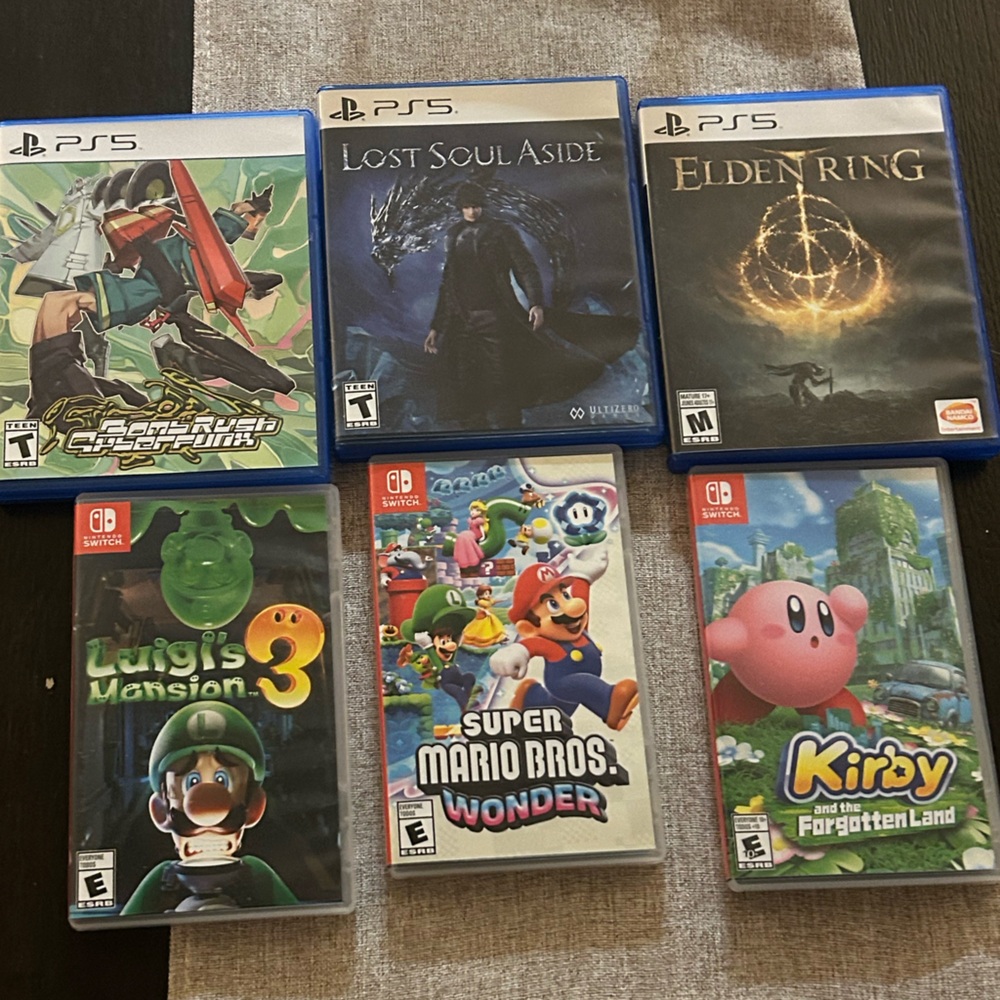Nintendo and PlayStation Game Collection